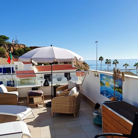 Appartement Magnifique Duplex Avec Piscine En Bord De Mer à Olhos de Agua  Extérieur photo